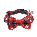 Collier pour chat avec nœud papillon et clochette