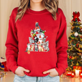 Pull de Noël pour femme à manches longues