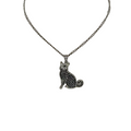 Collier élégant pour femmes avec pendentif chat