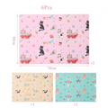 Papier Cadeau Cartoon Chat 50x70 cm - 3/6 Feuilles
