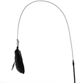 Bâton de jeu pour chat avec plume et ventouse
