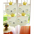 Ballons en aluminium motif tête de chat - Pack de 6