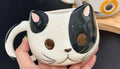 Tasse en céramique mignonne en forme de chat