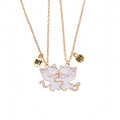 Collier Pendentif Puzzle en Forme de Chat - Amies pour Toujours