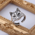 Bague Vintage Chat en Argent