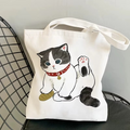Sac tote avec motif chaton en toile