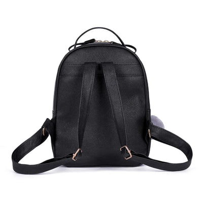 Sac à dos en simili cuir chat