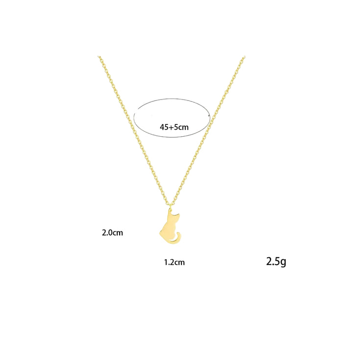 Collier élégant en acier inoxydable