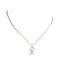 Collier chat en forme de cœur