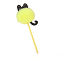 Stylo à bille peluche chat avec pompon