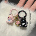 Porte-clés chat mignon 5 cm - Accessoire suspendu style coréen