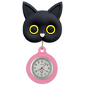 Horloge de poche chat mignon en 3D