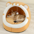 Caverne douillette pour chats et petits chiens