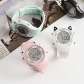 Montre enfant en silicone avec oreilles de chat