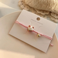 Bracelet kawaii chat en céramique ajustable
