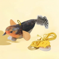 Jouet interactif pour chat avec oiseaux à poursuivre