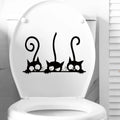 Autocollant Mural Chat Noir pour Décoration de Chambre