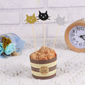 36 décorations en papier pour gâteaux d'anniversaire - Animaux