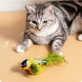 Jouet interactif pour chat avec oiseaux à poursuivre