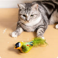 Jouet interactif d'intérieur pour chat avec herbe-aux-chats – Jouet taquin auto-hilarité