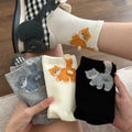 Chaussettes Humour 3D en Coton - Motif Fesses de Chat