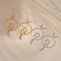 Boucles d'oreilles pendantes queue de chat - Acier inoxydable - CatNShop