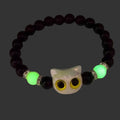 Bracelet lumineux en couple avec tête de chat