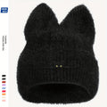 Bonnet tricotées avec oreilles de chat pour un look tendance
