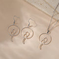 Boucles d'oreilles pendantes queue de chat - Acier inoxydable - CatNShop