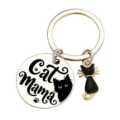 Cadeau clé en forme de chat noir