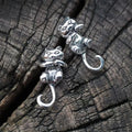 Boucles d'oreilles chat vintage créatives pour femmes et filles - Griffes de chat mignonnes