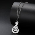 Collier pour chat avec pendentif en spirale en acier inoxydable