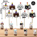 Kit de fête Chat : assiettes, gobelets et décorations anniversaire