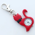 Porte-clés Horloge en Forme de Chat