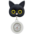 Horloge de poche chat mignon en 3D