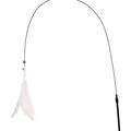 Bâton de jeu pour chat avec plume et ventouse