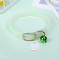 Collier lumineux réglable pour chat avec breloques scintillantes - parfait pour promenades nocturnes