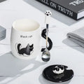 Mug en céramique avec couvercle et anse originale