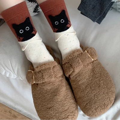 Chaussettes Kawaii Chat en Coton - Douces et Confortables