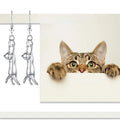 Boucles d'oreilles en forme de chat avec zirconium