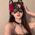 Masque en dentelle sexy pour femmes - Accessoires cosplay et fête par CatNShop