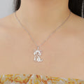 Collier pendentif Chaton Cazador en acier inoxydable - Bijoux pour femmes