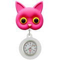 Horloge de poche chat mignon en 3D