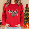 Pull de Noël pour femme à manches longues