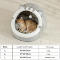 Caverne douillette pour chats et petits chiens
