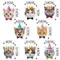8 Décorations de Gâteau Thématiques Chats