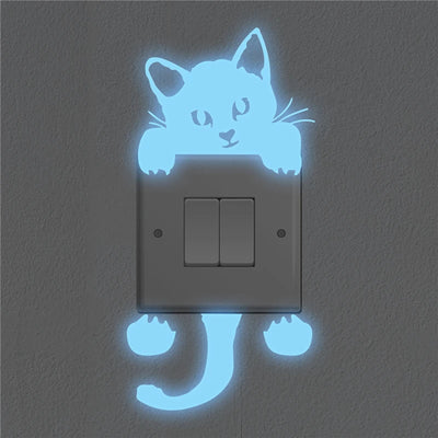 Autocollant lumineux pour interrupteurs