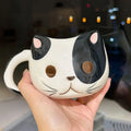 Tasse en céramique douce et mignonne 430ml - Série guérison dessin animé