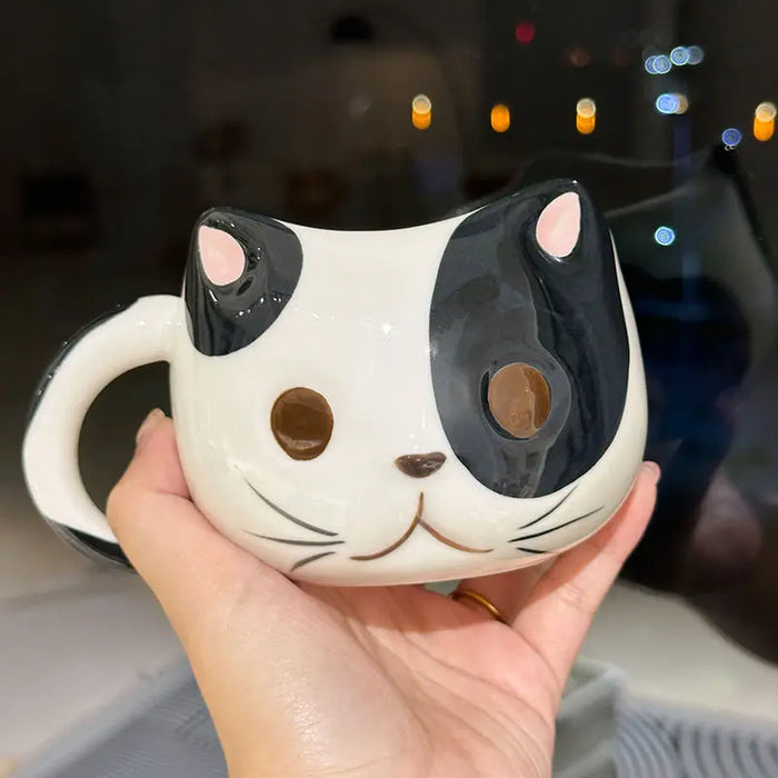 Tasse en céramique douce et mignonne 430ml - Série guérison dessin animé