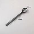 Cuillère en inox design pour desserts et boissons